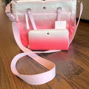 ✨NWT Kate Spade ♠️ Radiant Pink Medium Satchel bag w/ Matching Wallet